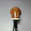 C-Pipe Smooth Reverse Calabash Mushroom w/ Ivorite Handmade Briar Pipe, New - Image 8