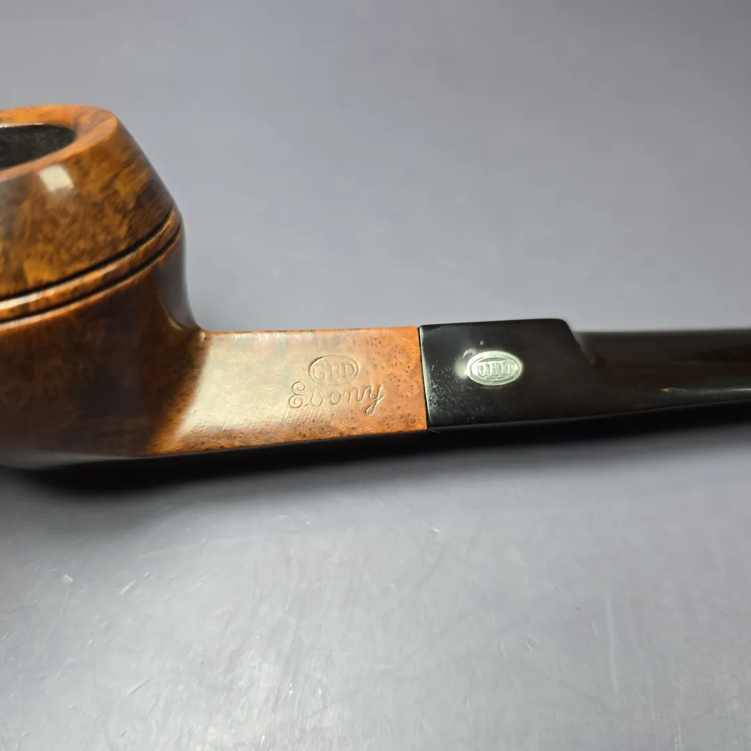 GBD Pre-1980s Ebony 2006 Smooth Bulldog Estate Briar Pipe, Unsmoked - Image 8