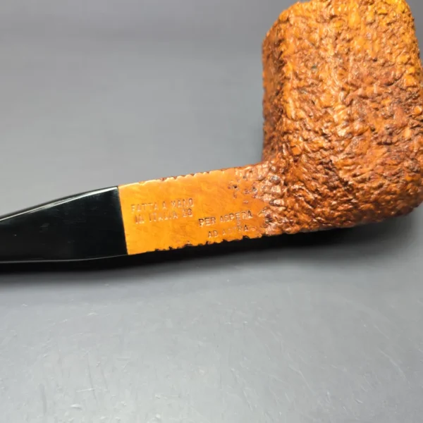 Ser Jacopo Pre-1994 Renaissance 127 Rusticated Panel Estate Briar Pipe, Italian Estates - Image 8
