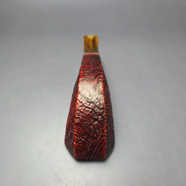 Mastro de Paja 1B Sandblasted Panel Dublin Estate Briar Pipe, Unsmoked - Image 8