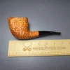 Manelli XXL Rusticated Freehand Panel Dublin Estate Briar Pipe, Unsmoked - Image 8