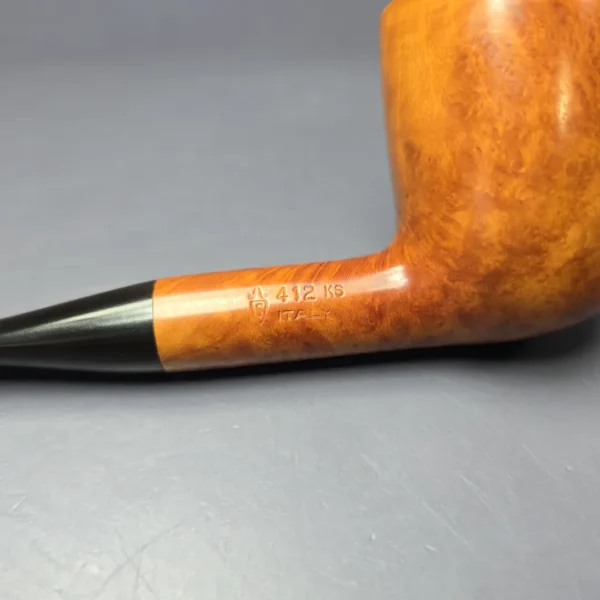 Savinelli Extra 412 KS Smooth Dublin Estate Briar Pipe, Italian Estates - Image 8
