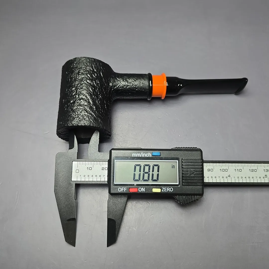 4th Generation 2021 Fathers, Friends and Fire Sandblasted Poker Estate Briar Pipe, Unsmoked - Image 8