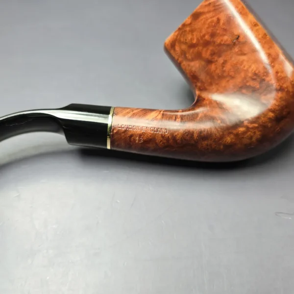 GBD Facet Smooth Bent Panel Dublin Estate Briar Pipe, English Estates - Image 8