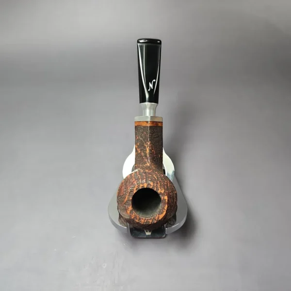 Nording Valhalla Spigot 351 Sandblasted Bulldog Estate Briar Pipe, Unsmoked, 9mm - Image 9