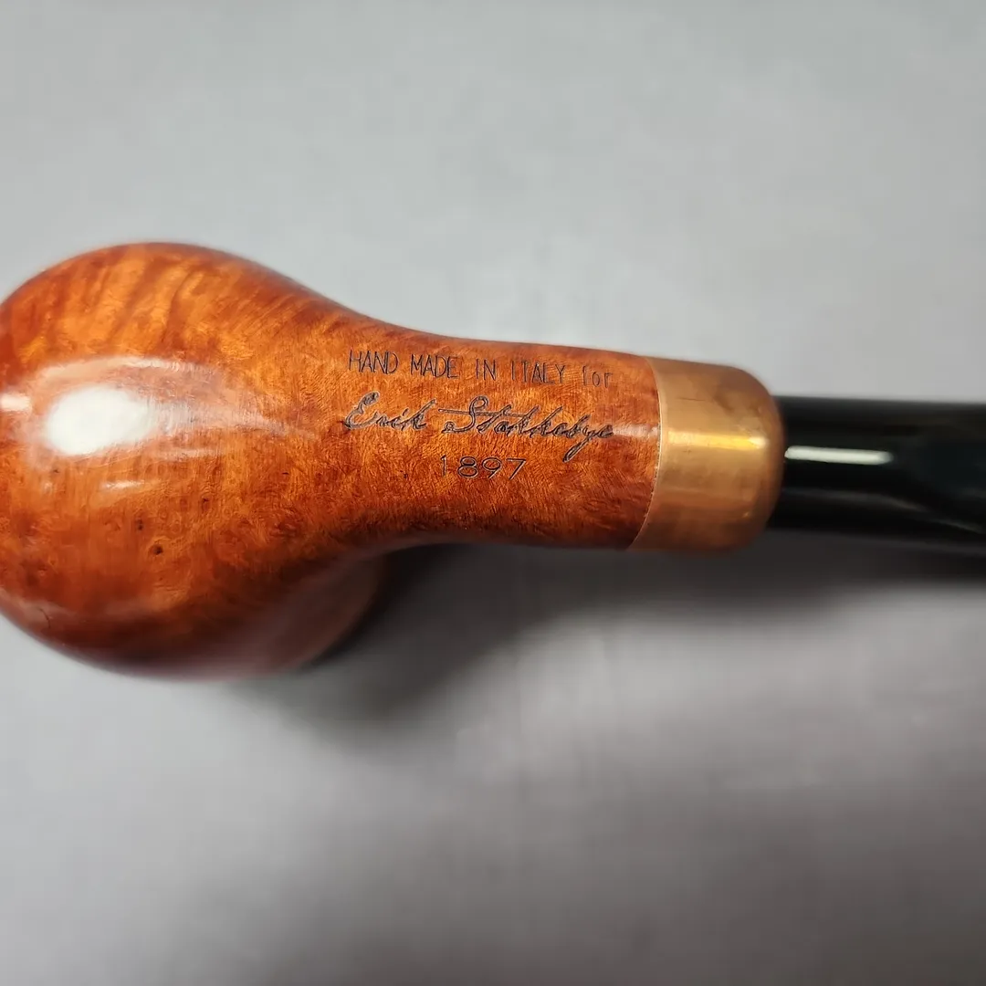 4th Generation (by Ascorti) Forza Fiano 1897 Smooth Dublin Estate Briar Pipe, Unsmoked - Image 9