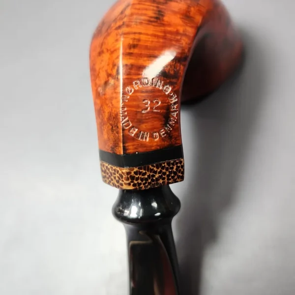 Nording Nosewarmer 3 2 Smooth Dublin w/ Black Palm Estate Briar Pipe, Unsmoked - Image 9