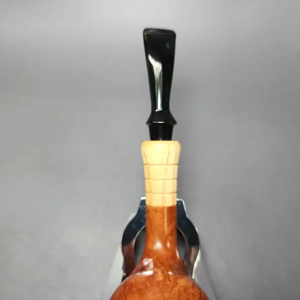 Mimmo Provenzano B Smooth Acorn w/ Olivewood Estate Briar Pipe, Unsmoked - Image 9