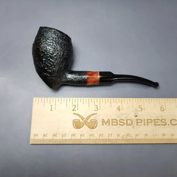 Johs Sandblasted Acorn Cherrywood Estate Briar Pipe, Danish Estates - Image 9