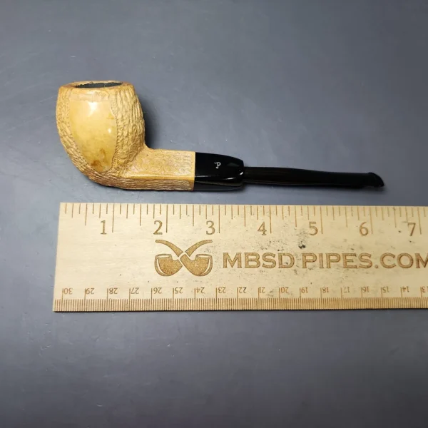 Pioneer Rusticated Bulldog Estate Block Meerschaum Pipe, American Estates - Image 9