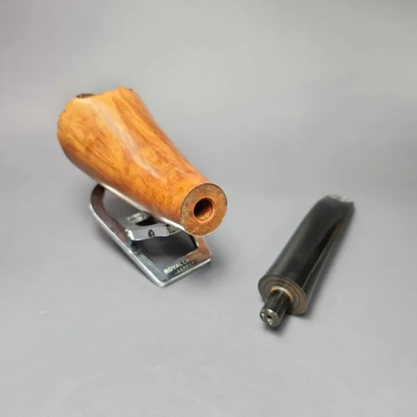 Randy Wiley 1991 Patina 99 Magnum Smooth Horn Estate Briar Pipe, Unsmoked - Image 9