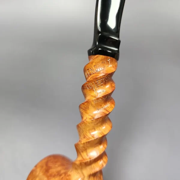 Preben Holm Wengholt Collector 400 Smooth Spiral Billiard Estate Briar Pipe, Unsmoked - Image 9