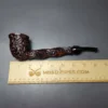 Preben Holm Wengholt Collector 100 Rusticated Spiral Billiard Estate Briar Pipe, Unsmoked - Image 9