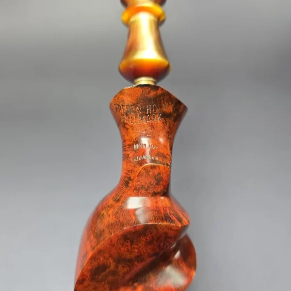Preben Holm Hallmark H-2 Smooth Freehand Estate Briar Pipe, Unsmoked - Image 9