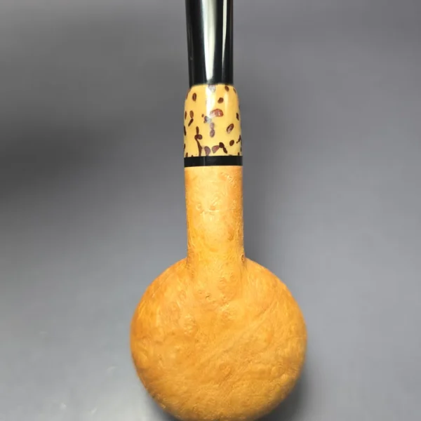 Emiliano Tan Sandblasted Prince w/ Jupati Handmade Briar Pipe, New - Image 9