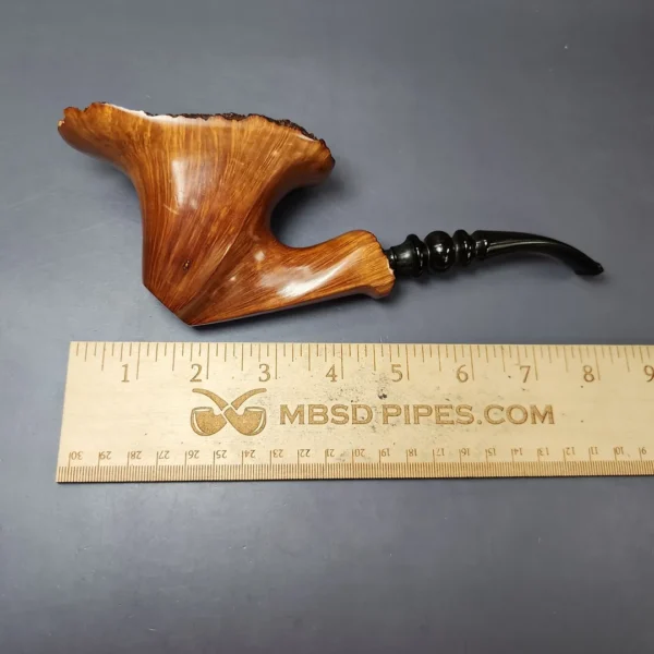 CW Gray 81 XL Smooth Freehand Sitter Estate Briar Pipe, Unsmoked - Image 10