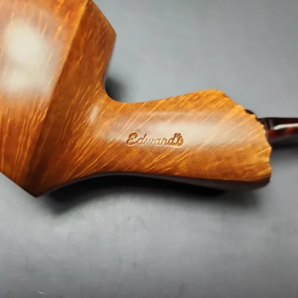 Edward's XL Smooth Panel Freehand Dublin Estate Briar Pipe, American Estates - Image 9