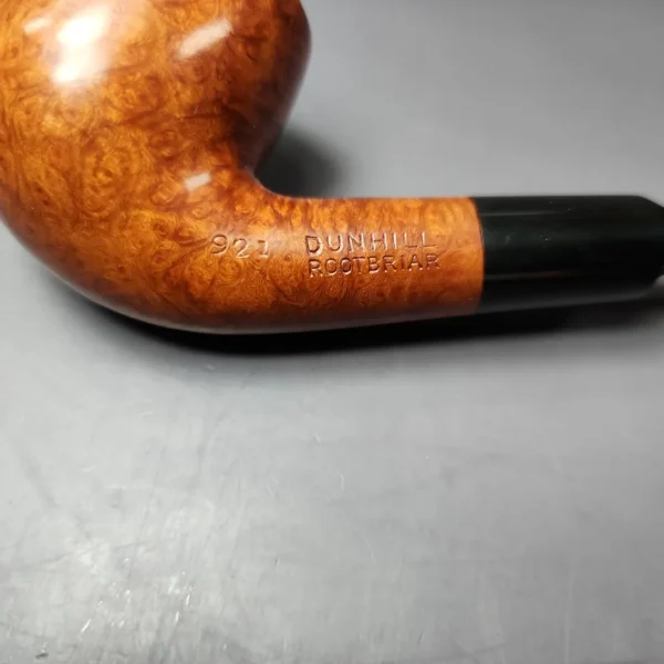 Dunhill 1974 Root Briar 921 Smooth Bent Apple Estate Briar Pipe, English Estates - Image 9