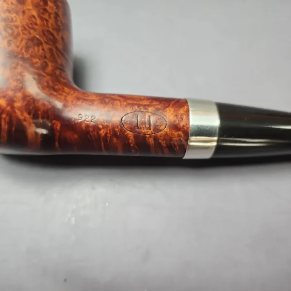 Dunhill 1999 Bruyere 922 Smooth Billiard Estate Briar Pipe, English Estates, 9mm - Image 9