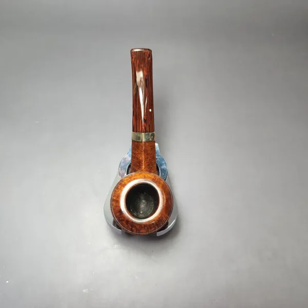 Dunhill 1990 Chestnut 3108 Smooth Bulldog w/ 9kt Gold Estate Briar Pipe, English Estates - Image 9