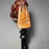 Nording Spruce Cone Partially Rusticated Freehand Estate Briar Pipe, Unsmoked - Image 9