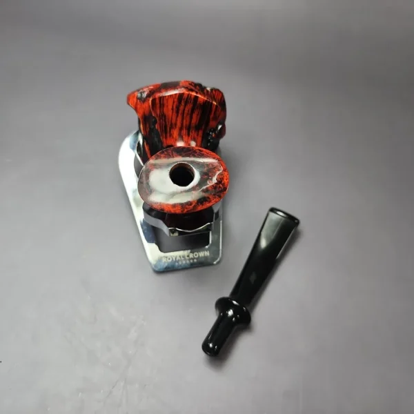 Nording Fantasy Partially Rusticated Freehand Estate Briar Pipe, Unsmoked - Image 9