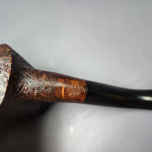 Mina Pipes Sandblasted Volcano Estate Strawberry Briar Pipe, Unsmoked - Image 9