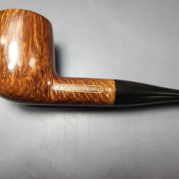 James Upshall B Grade Group 6 Smooth Billiard Estate Briar Pipe, Unsmoked - Image 9