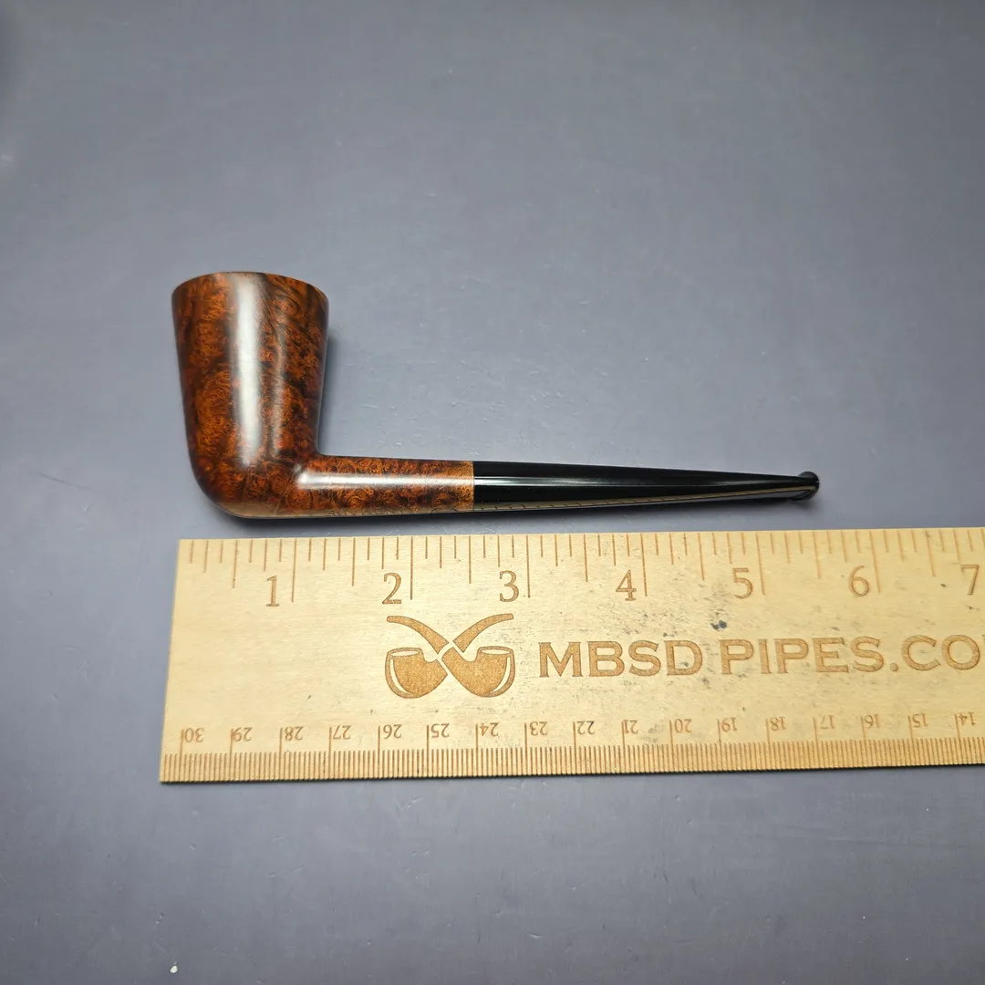 Herriot Pipes Smooth Golden Contrast Bell Dublin Handmade Briar Pipe, New - Image 9