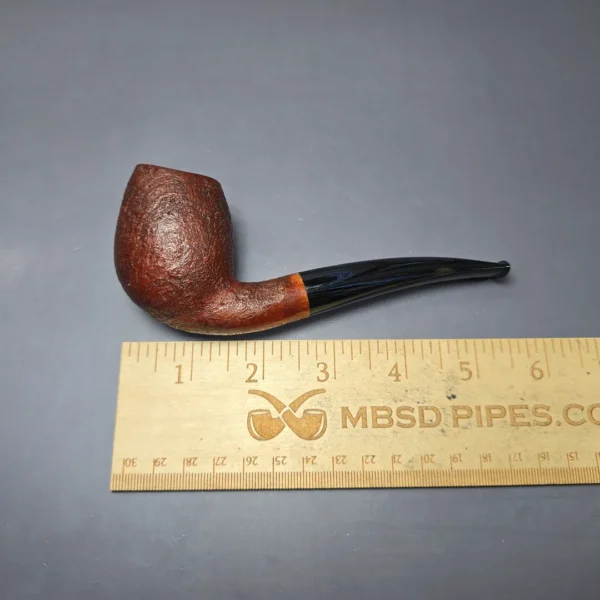 Herriot Pipes Partially Sandblasted Egg Handmade Briar Pipe, New - Image 9