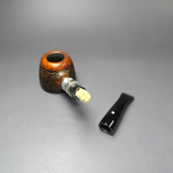 Vauen Venti 3 Partially Rusticated Sitter Estate Briar Pipe, Unsmoked, 9mm - Image 9