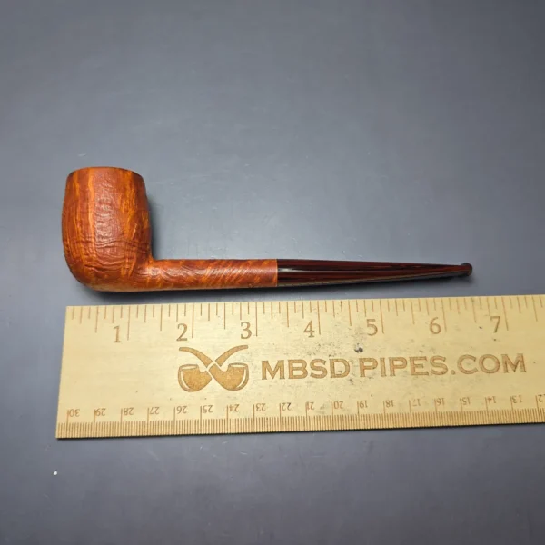 Wolff Pipes "Karamel" Sandblasted Billiard w/ Cumberland Handmade Briar Pipe, New - Image 9