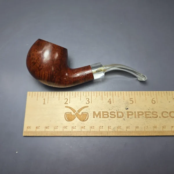 GBD Rose Collector 9633 Smooth Apple w/ Perspex Estate Briar Pipe, English Estates - Image 9