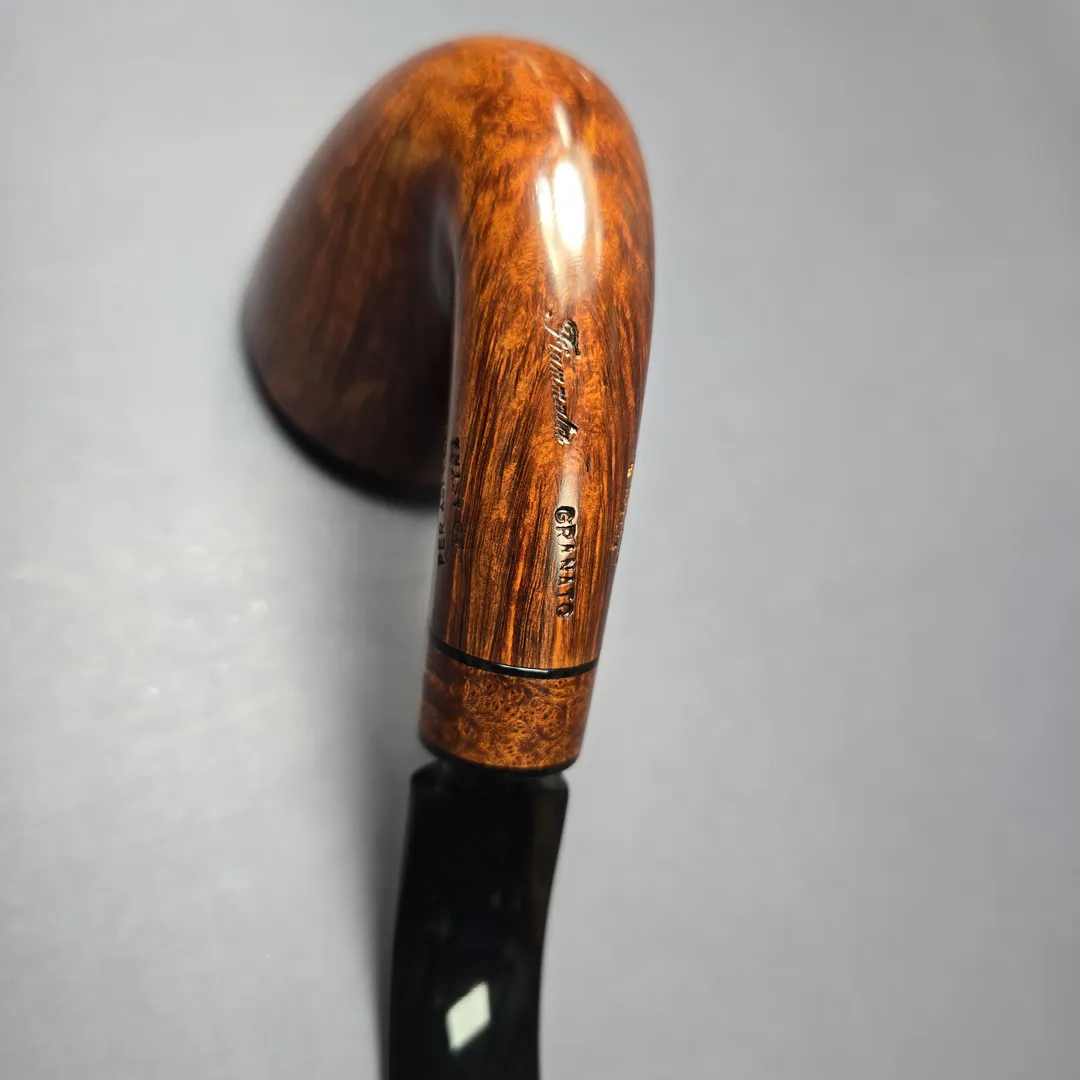 Ser Jacopo Gem Series Granato Smooth Dublin Estate Briar Pipe, Unsmoked - Image 9