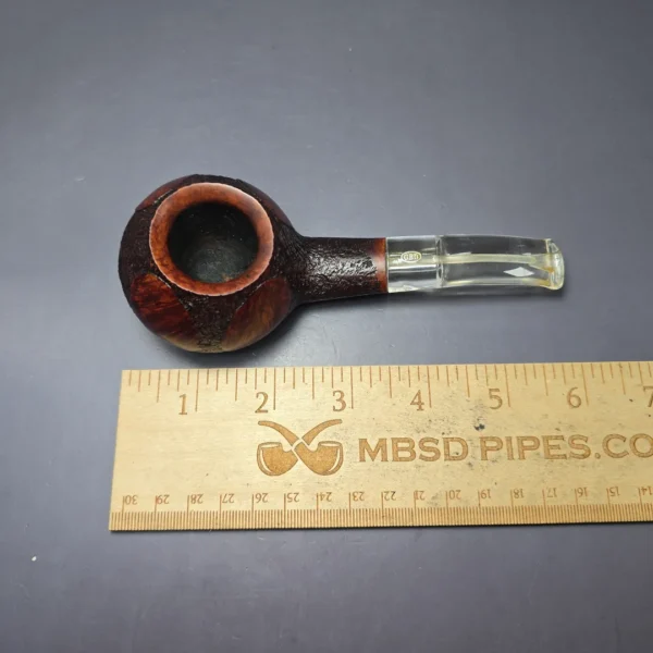 GBD Pre-1980s Fantasy Colossus 9643 Partially Sandblasted Diplomat Estate Briar Pipe, English Estates - Image 9