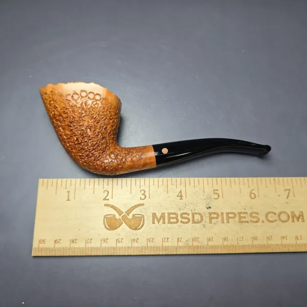 Moretti 2018 XL Rusticated Freehand Dublin Estate Briar Pipe, Unsmoked - Image 9