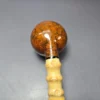 C-Pipe Smooth Apple w/ Bamboo & Boxwood Handmade Briar Pipe, New - Image 9