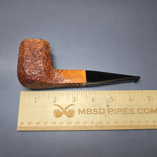 Ser Jacopo Pre-1994 Renaissance 127 Rusticated Panel Estate Briar Pipe, Italian Estates - Image 9