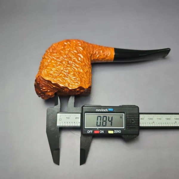Manelli XXL Rusticated Freehand Panel Dublin Estate Briar Pipe, Unsmoked - Image 9