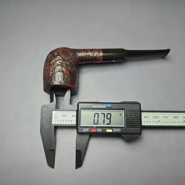 Dunhill 1965 Shell Briar 659 Sandblasted Billiard Estate Briar Pipe, English Estates - Image 9