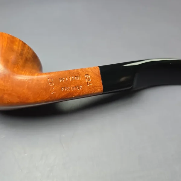 Brebbia Serie X 624 Smooth Bulldog Estate Briar Pipe, Unsmoked, 9mm - Image 9