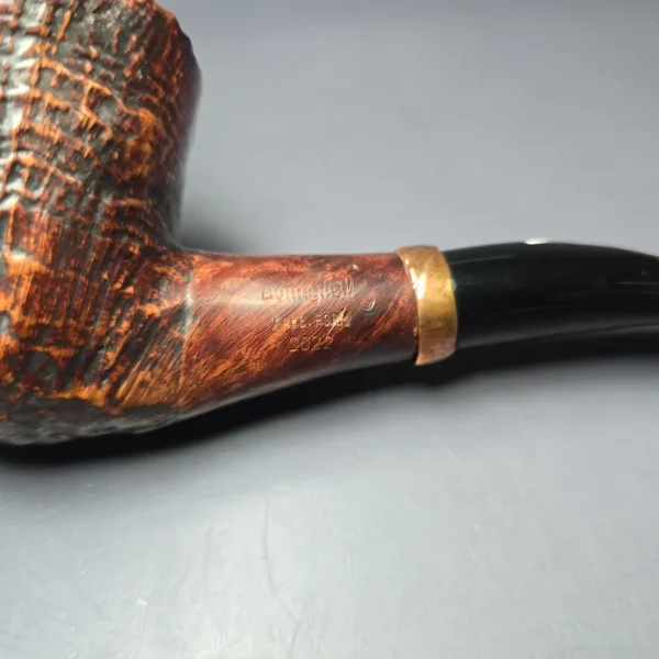Bonfiglioli 2022 Free Form Sandblasted Dublin Estate Briar Pipe, Unsmoked - Image 9