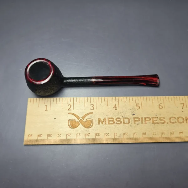 Herriot Pipes Partially Sandblasted Prince Handmade Briar Pipe, New - Image 9