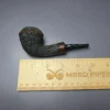 Herriot Pipes Rusticated Rhodesian Nosewarmer Handmade Briar Pipe, New - Image 9