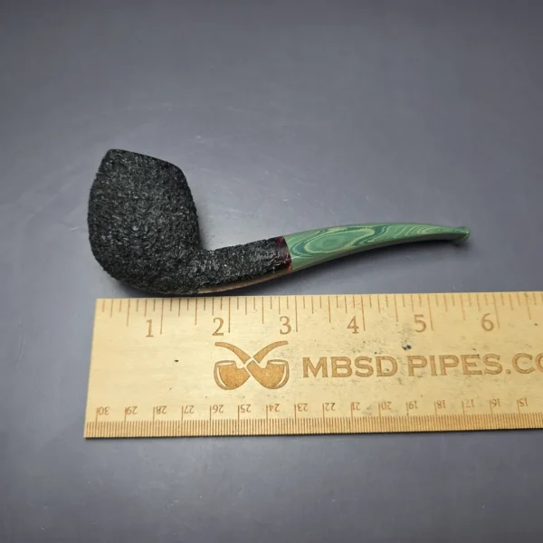 Herriot Pipes Partially Rusticated Egg Handmade Briar Pipe, New - Image 9