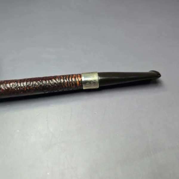 Sasieni 1946-50 Four Dot Amesbury Patent Rusticated Lumberman Estate Briar Pipe, English Estates - Image 9