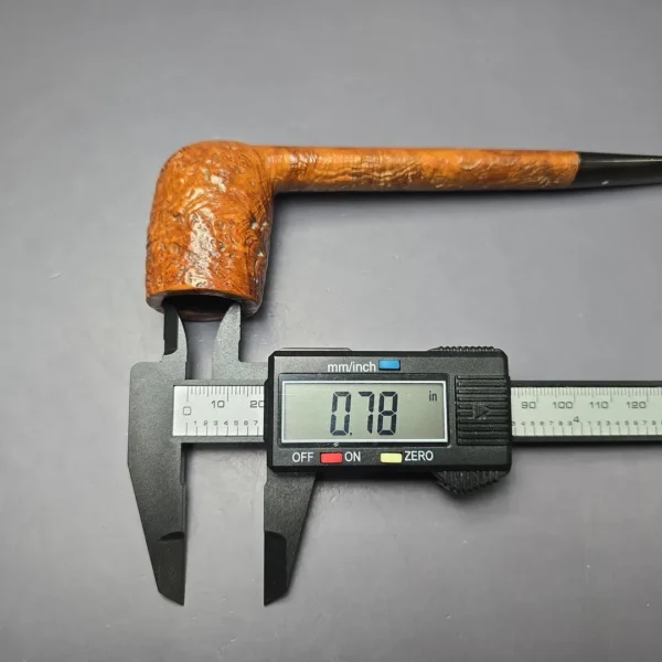 Dunhill 1958 Tanshell ES "Extra Long Shank" Sandblasted Canadian Estate Briar Pipe, English Estates - Image 9