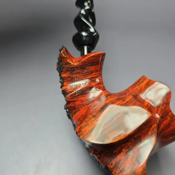 Preben Holm Hallmark H-2 XL Smooth Freehand Estate Briar Pipe, Unsmoked - Image 9