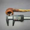 Sir Vickie by Savinelli Partially Rusticated Pot Estate Briar Pipe, Unsmoked - Image 9