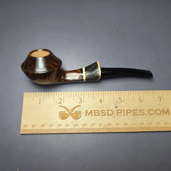 Stephen Downie Smooth Bulldog w/ Privet & Morta Estate Briar Pipe, Unsmoked - Image 9
